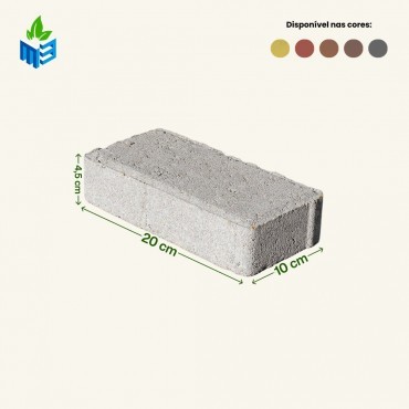 Piso Retangular Intertravado H4 em Cascavel