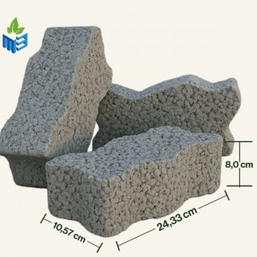 Piso Intertravado Unistein Drenante em Cascavel