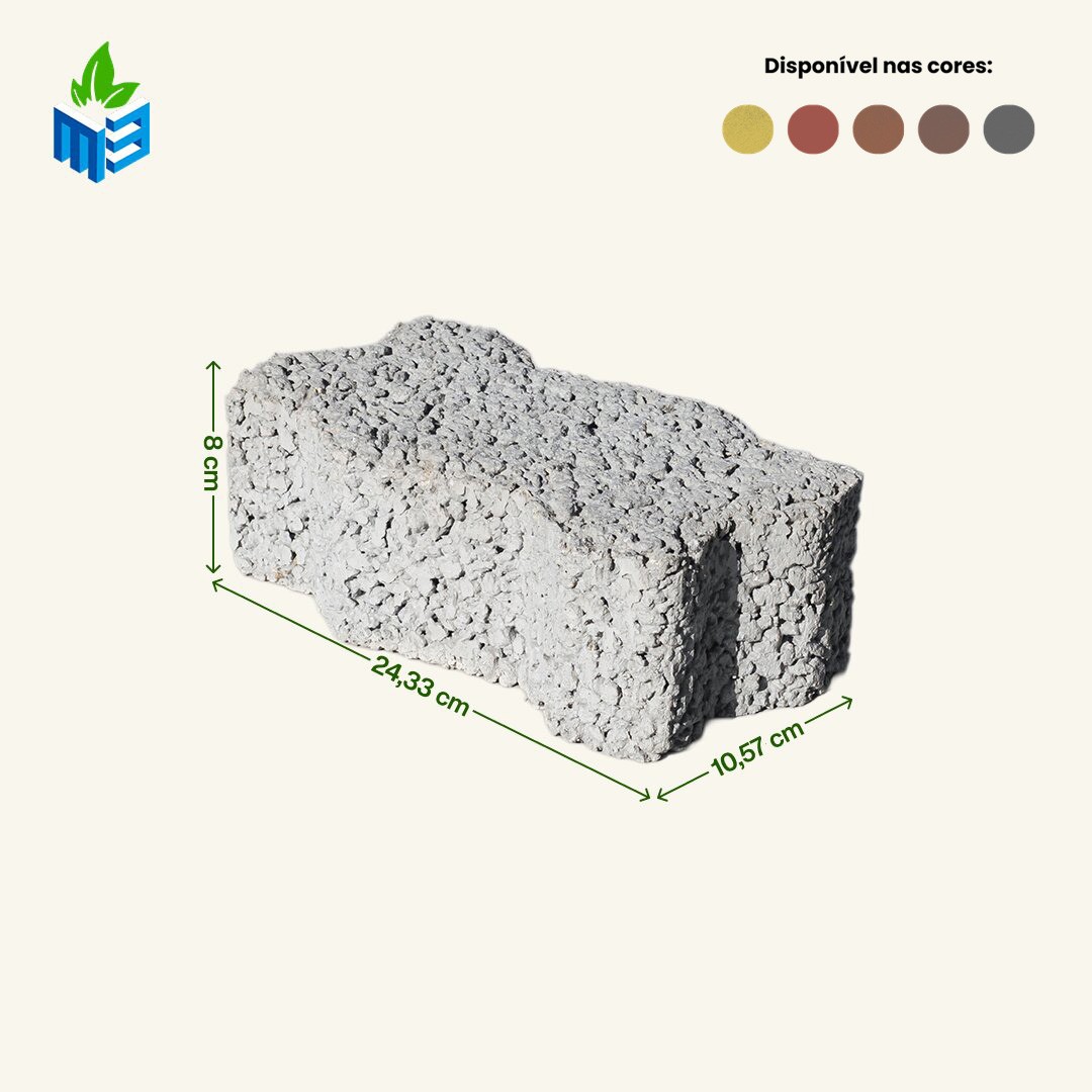 Piso Intertravado Unistein Drenante em Cascavel