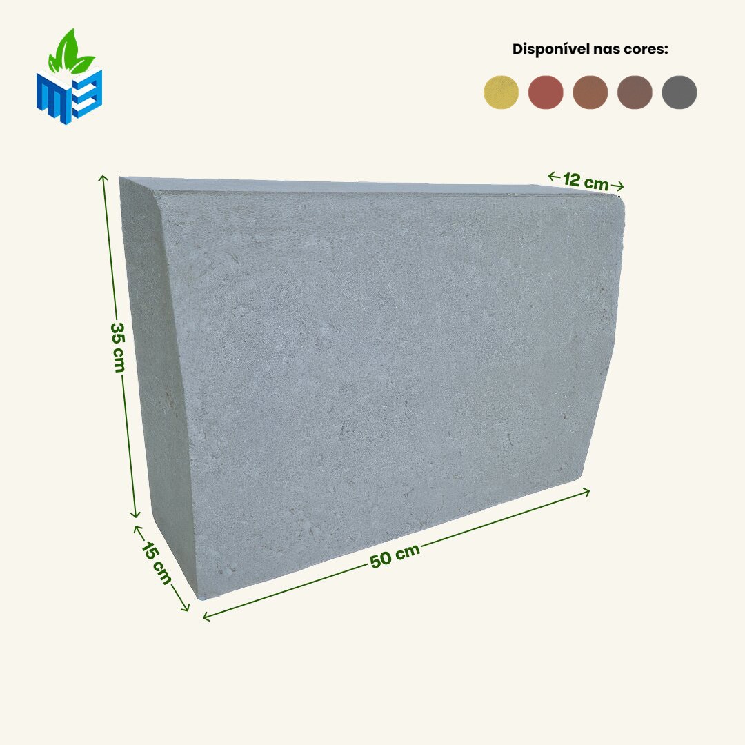 Meio-fio de concreto em Canindé