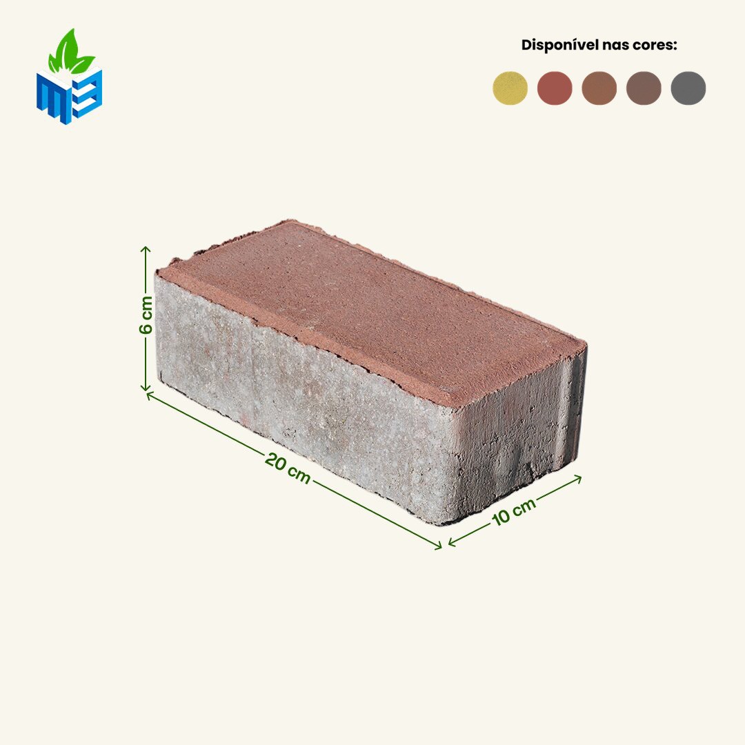 Piso Intertravado Dupla Camada