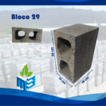 bloco de concreto 14x19x29 tipo estrutural